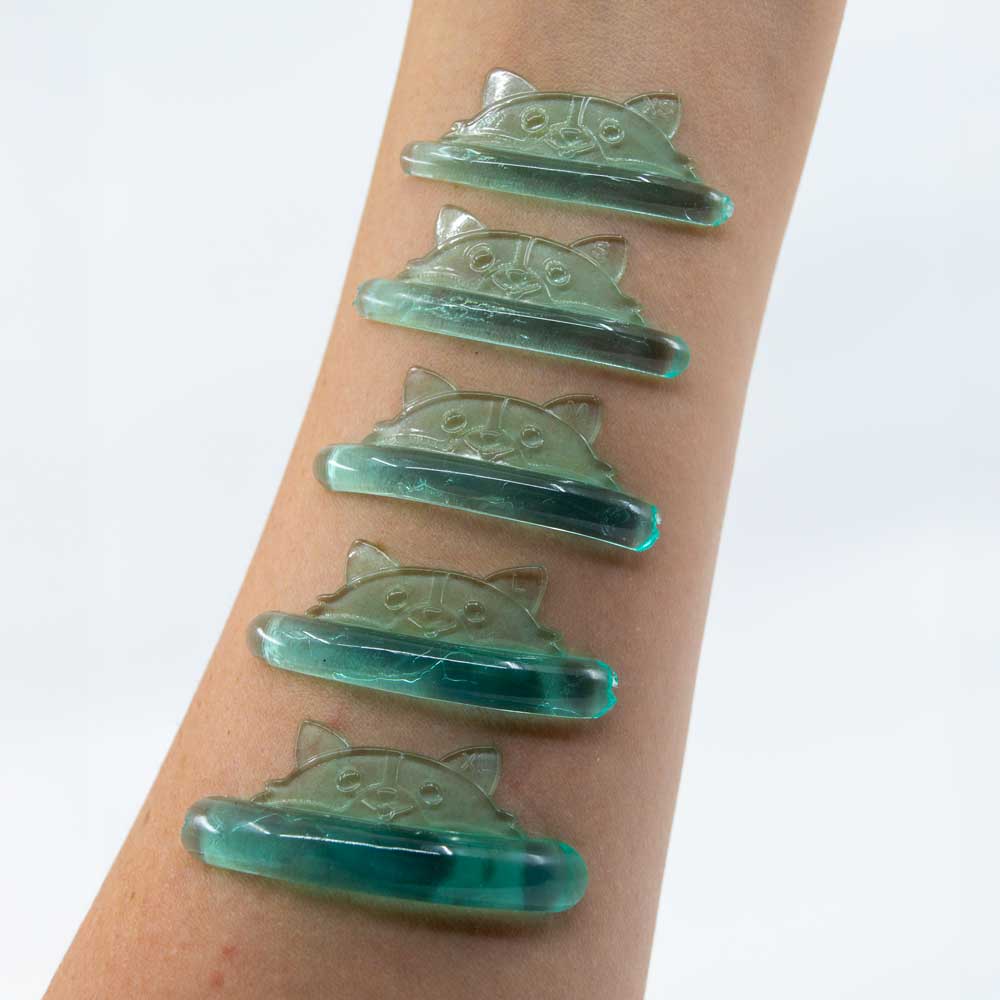 Make your lash lift treatments both professional and playful with our Kitty green silicone shields – where precision meets personality!