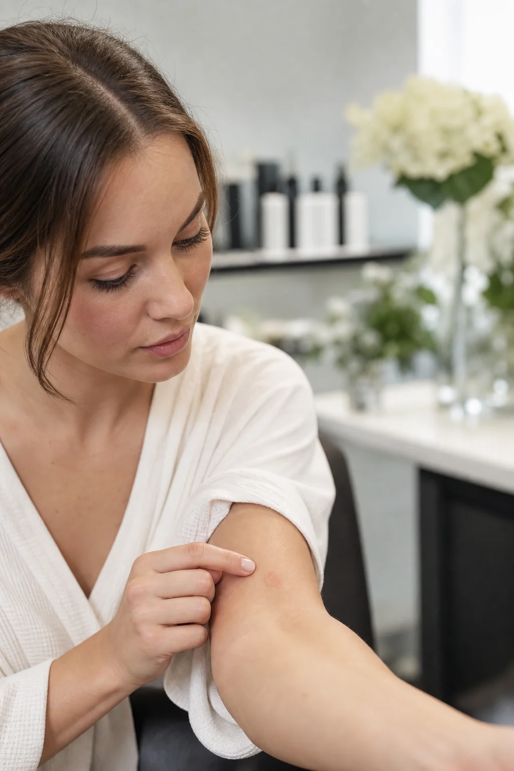 Monitoring skin reaction