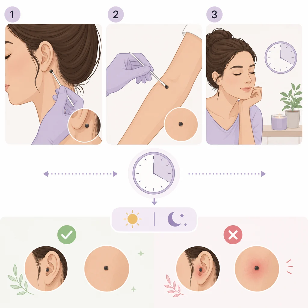 Lash patch test steps