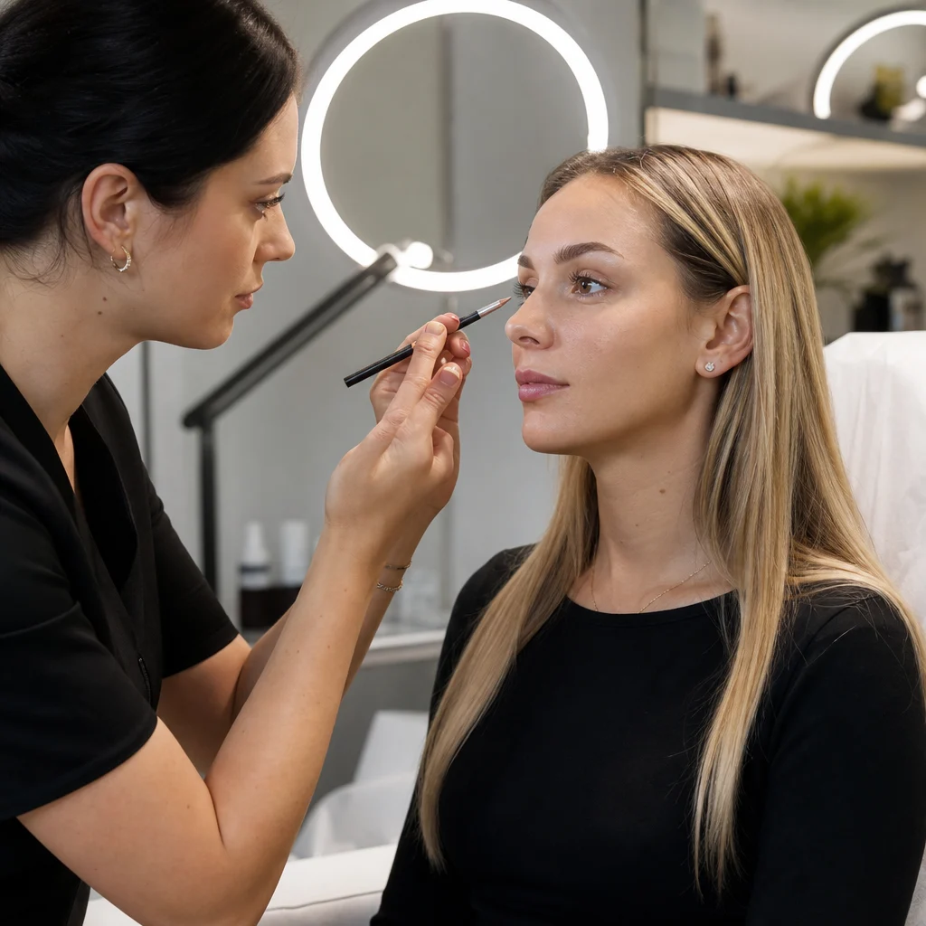 Lash lift consultation