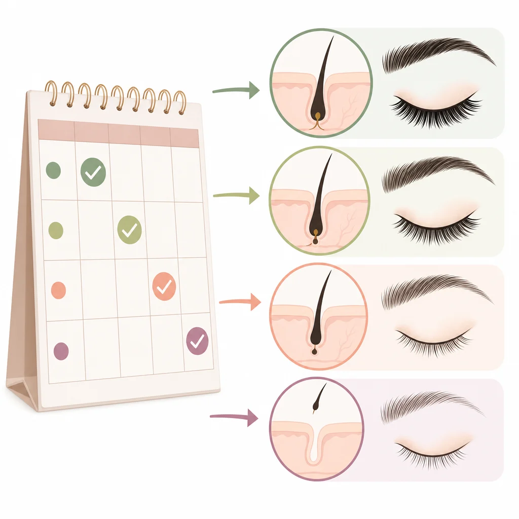 Treatment timing illustration
