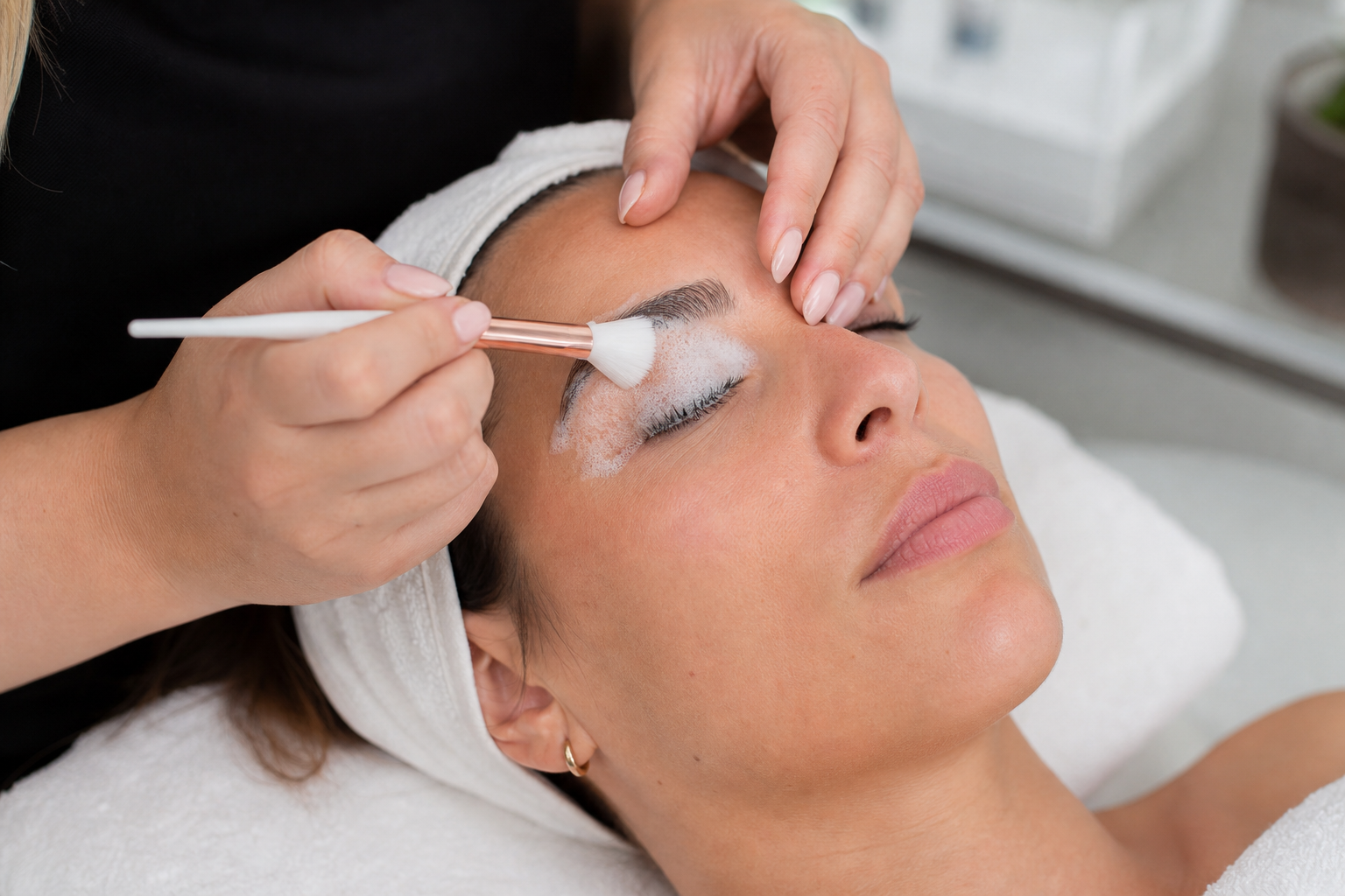Gentle lash cleansing