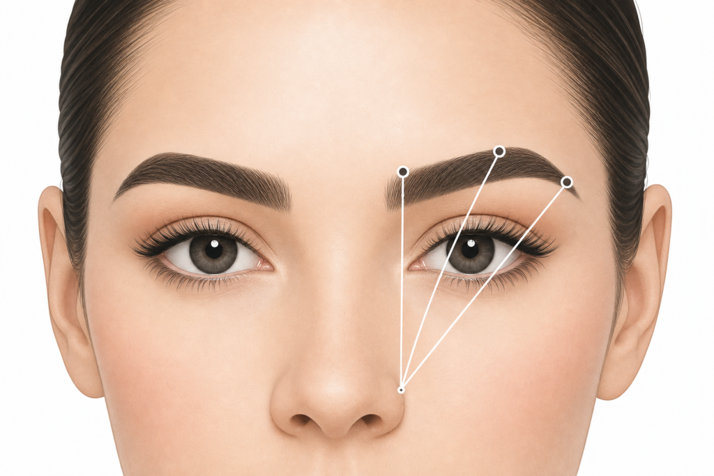 Brow mapping anchor points