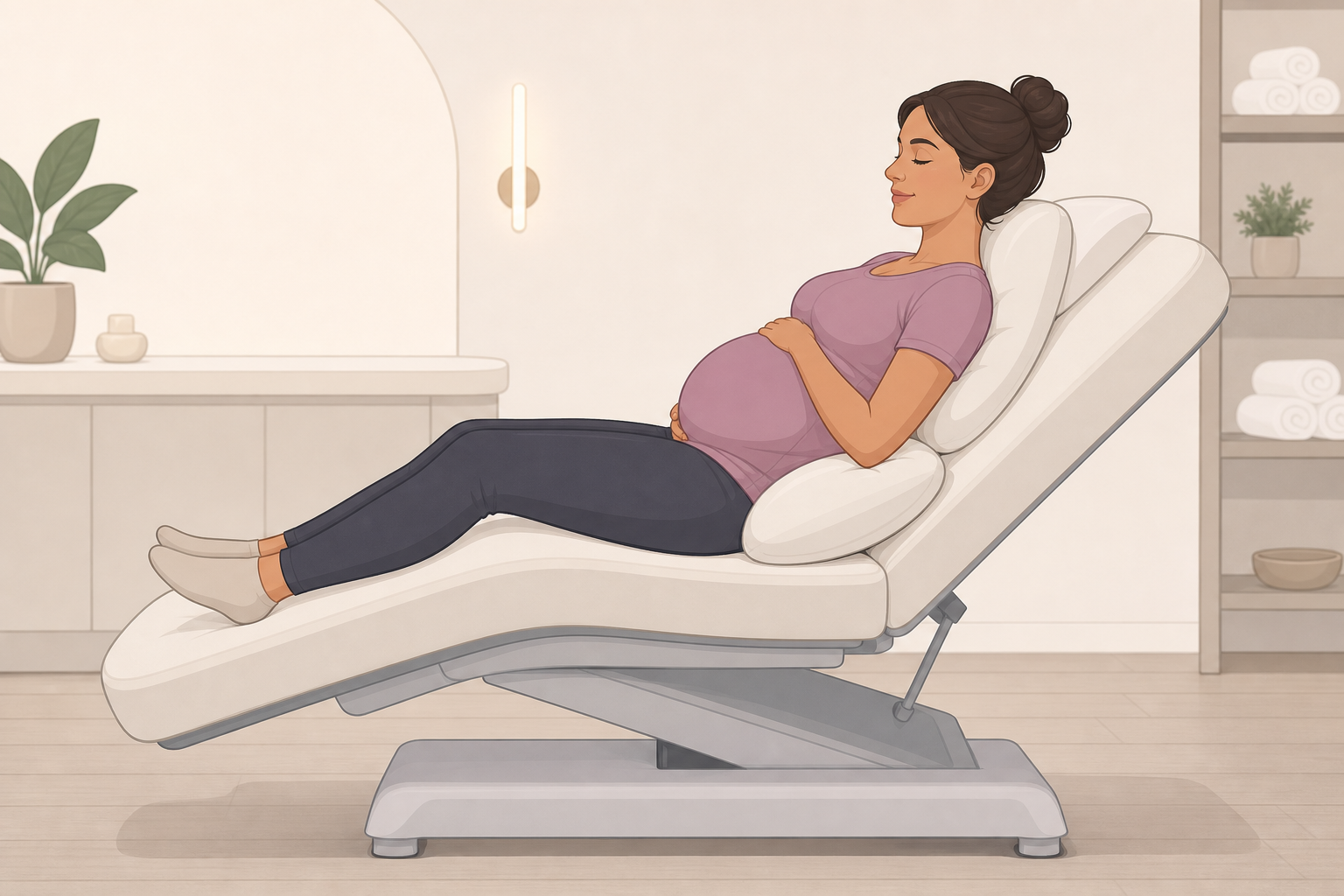 Safe semi-reclined positioning
