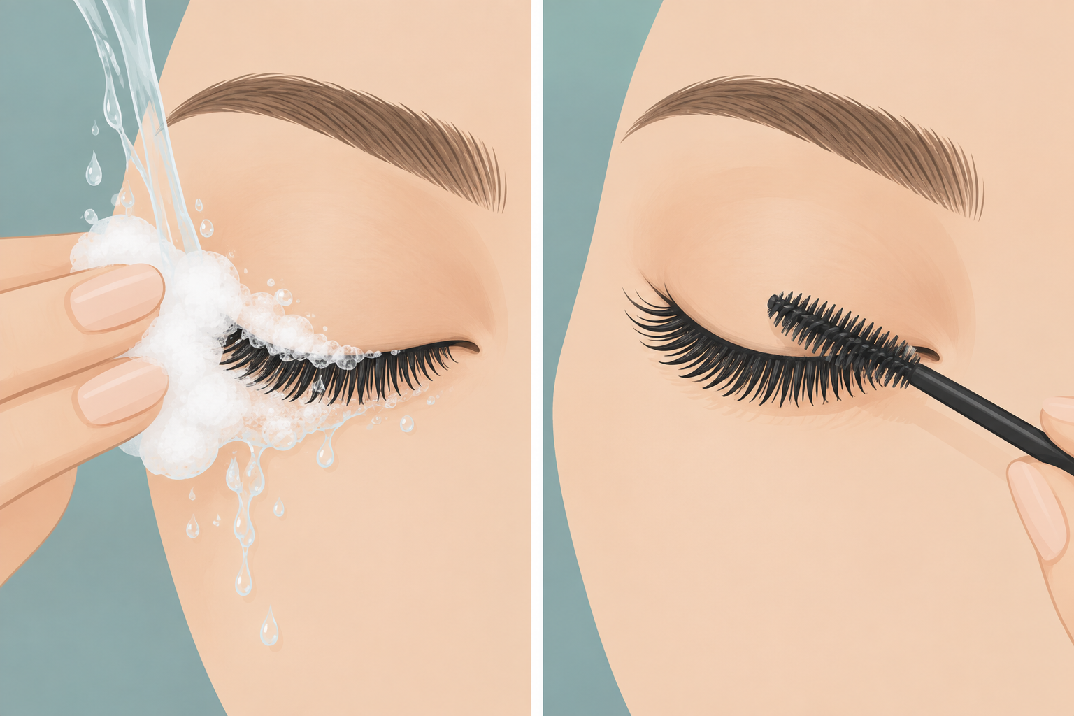 Daily lash aftercare routine