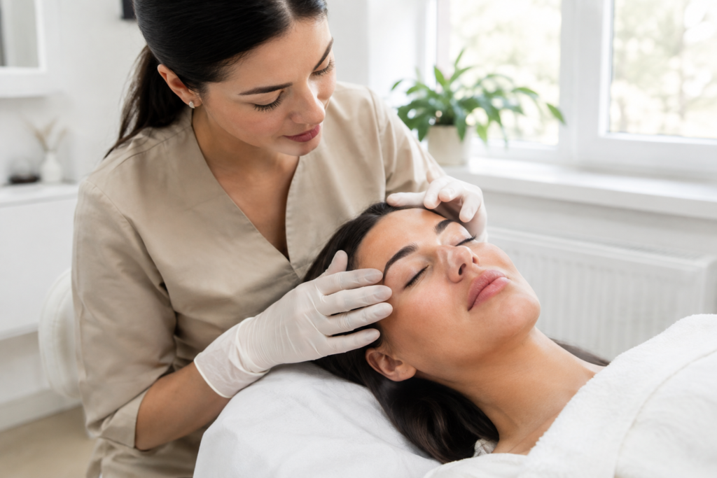 Lash lift consultation