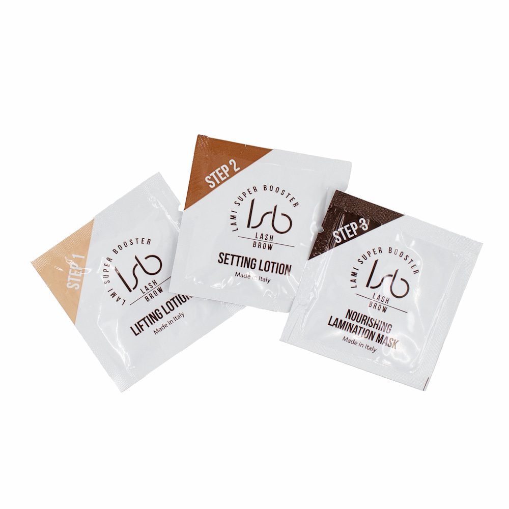 vegan Cysteamine-based product sample set—a versatile solution designed for both professional lash artists and brow stylists.