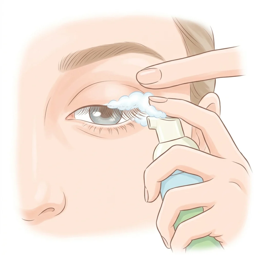 Gentle lash cleansing