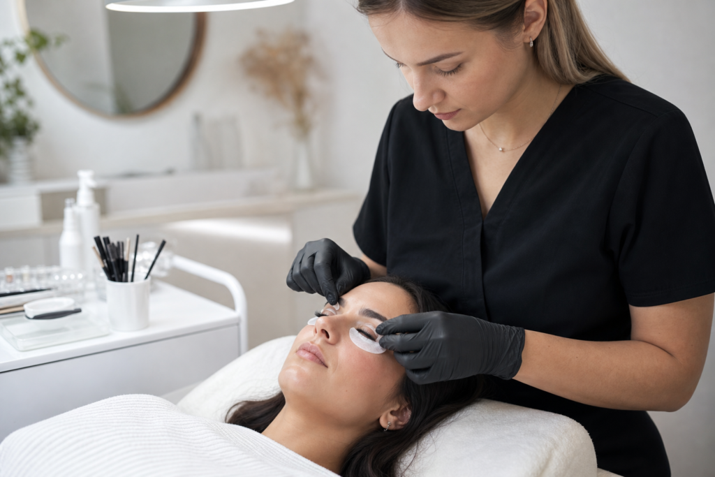 Professional lash lift