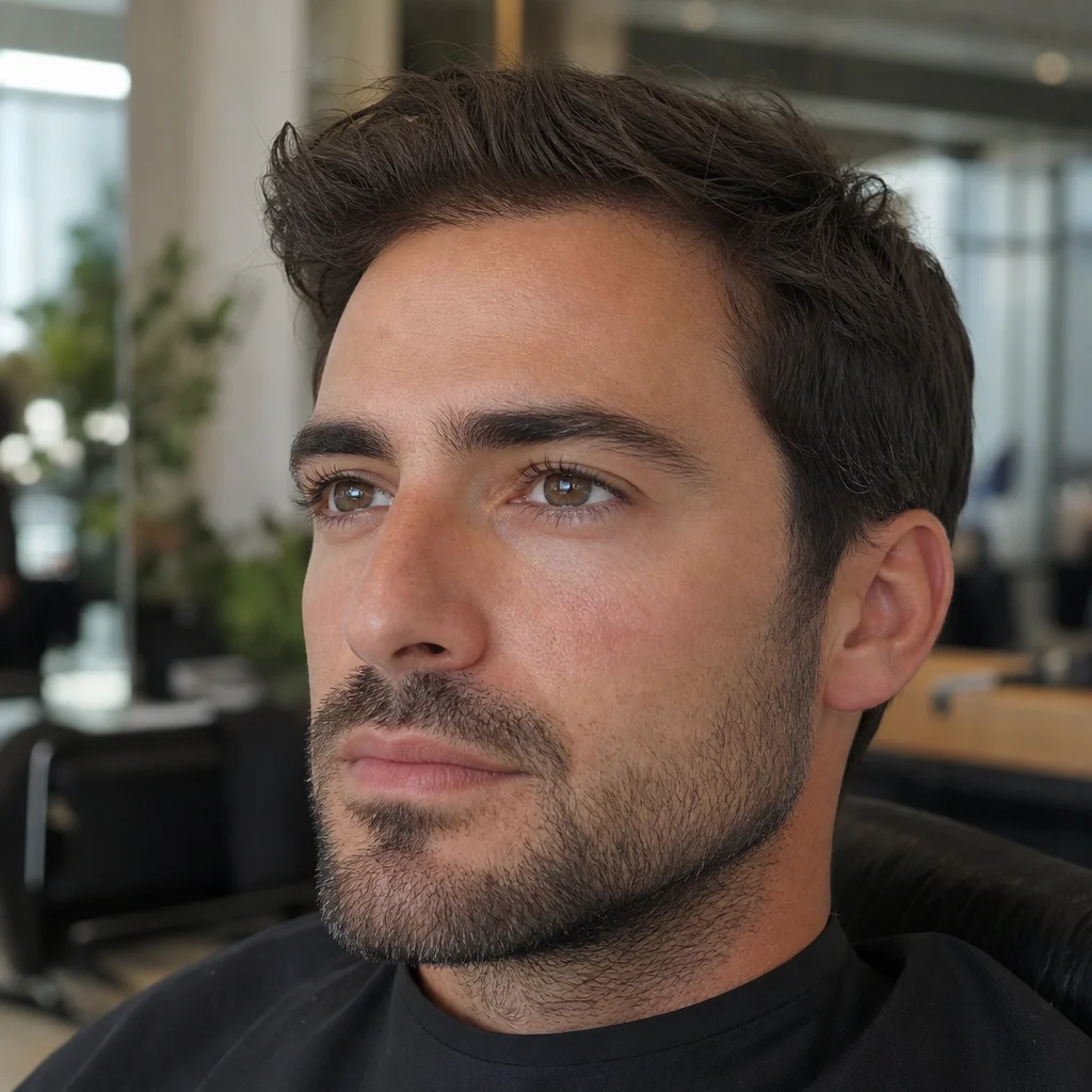 Natural male lash lift