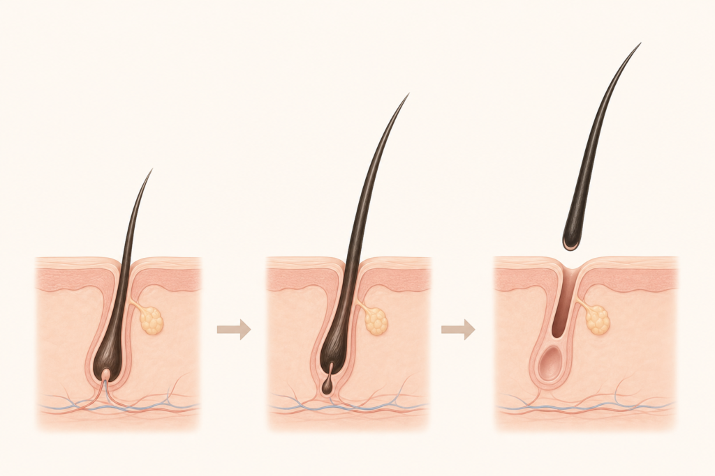 Eyelash growth cycle
